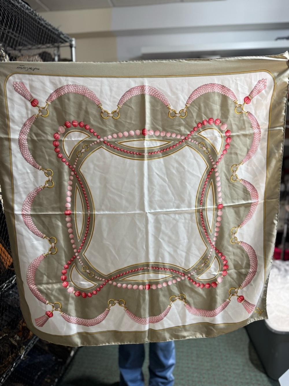 CARTIER SILK SCARF